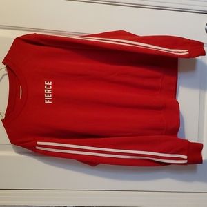 Red Fierce Pullover Sweater Size Large